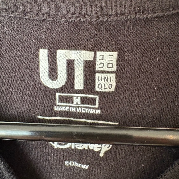 Black Mickey Mouse Kids T-Shirt by Uniqlo - Picture 3 of 3